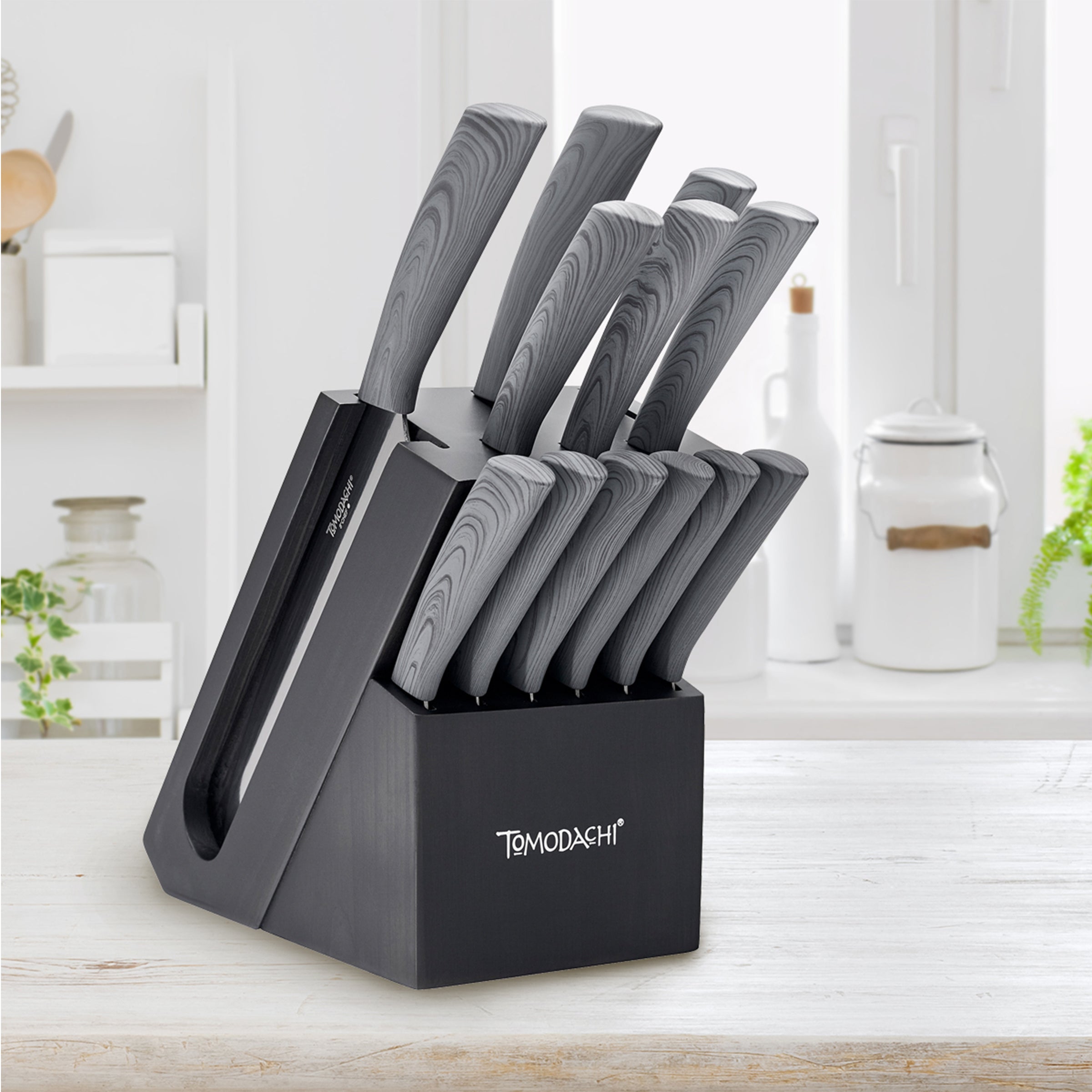 Raintree Ash 13-Piece Cutlery Block Set - Image 5