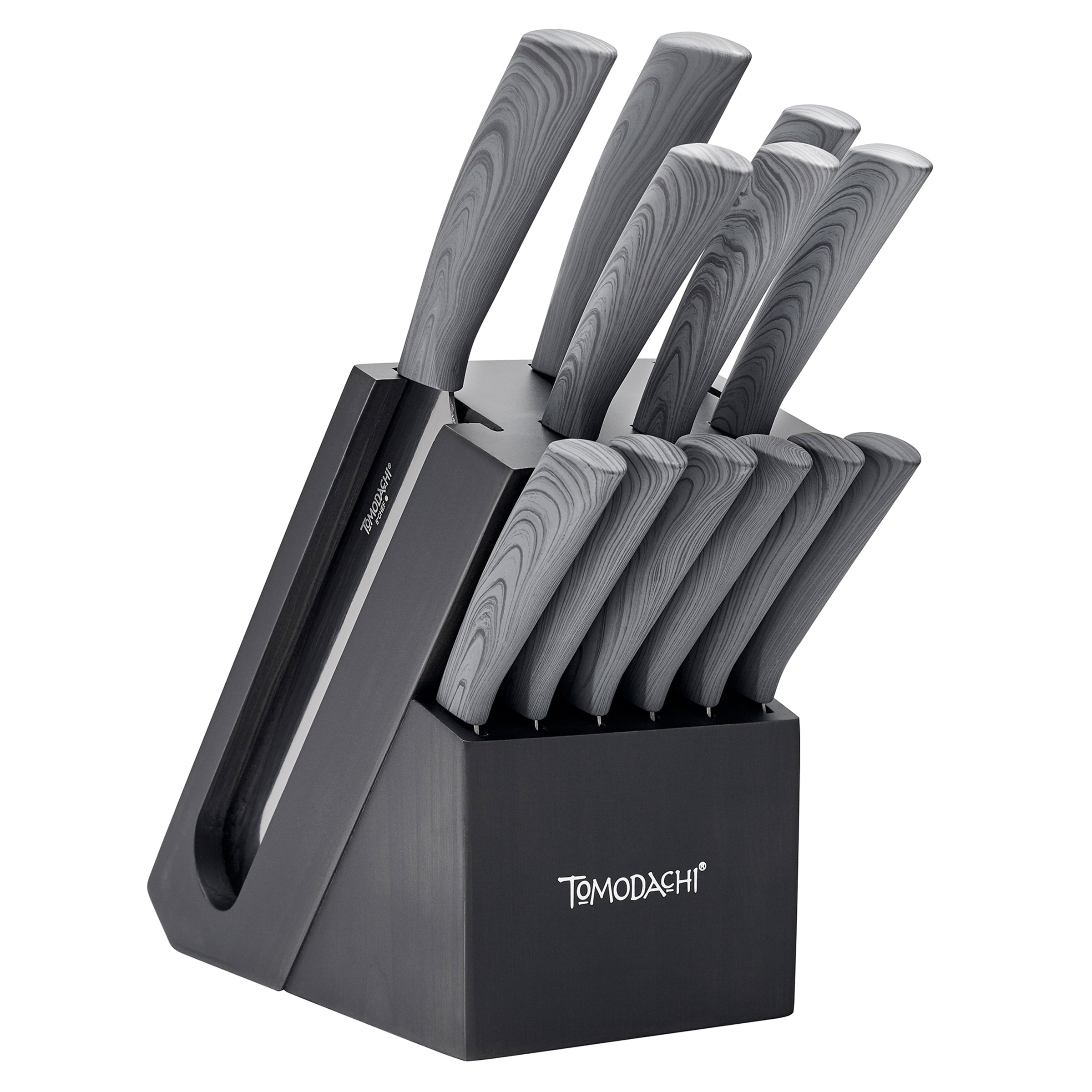 Raintree Ash 13-Piece Cutlery Block Set
