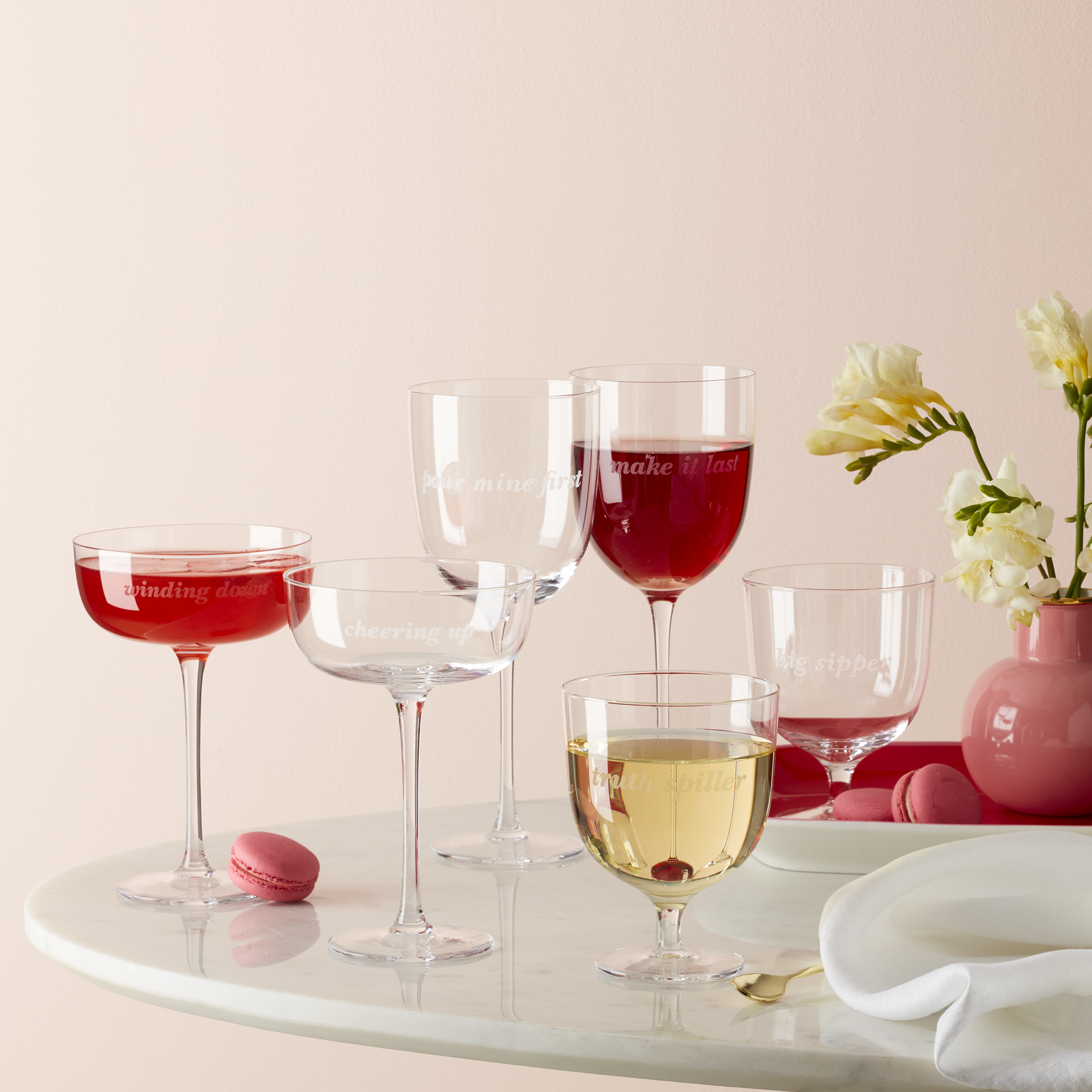 Truth Spiller & Big Sipper Short Glasses. Set of 2 - Image 2