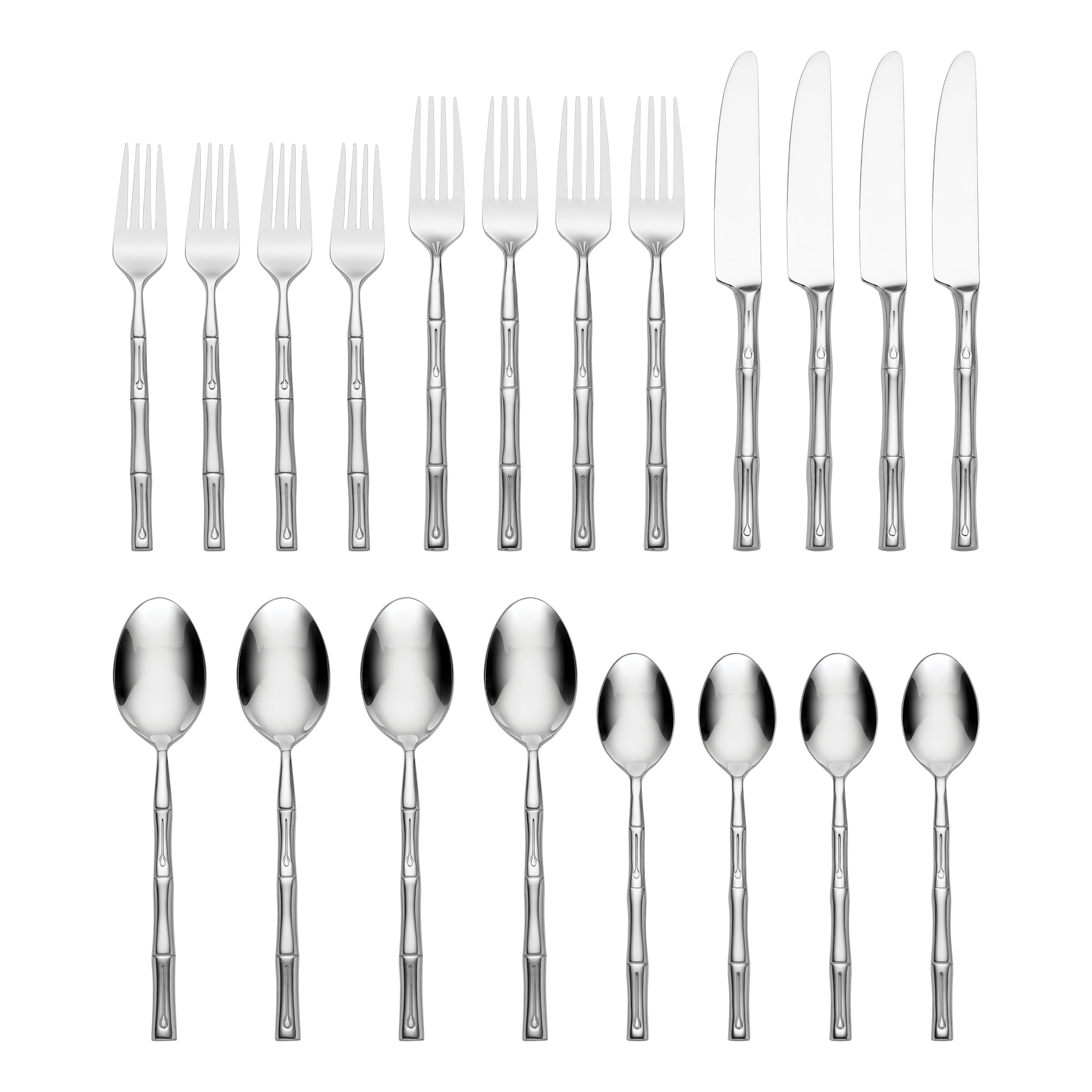 Bamboo 20-Piece Flatware Set - Image 2