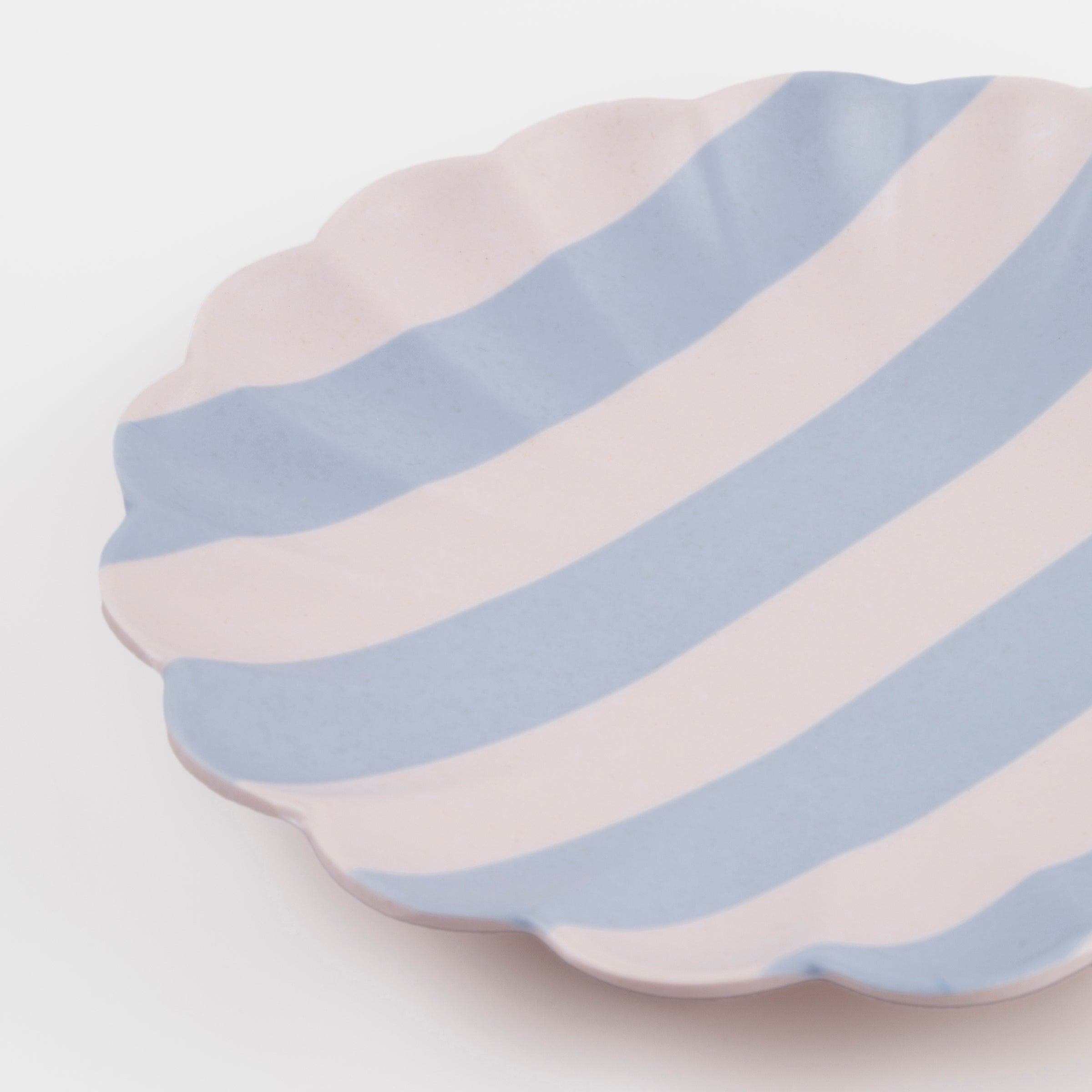 Stripey Assorted Bamboo Small Plates. Set of 6 - Image 7