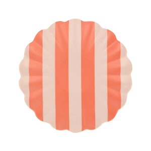 Alternative view of Stripey Assorted Bamboo Small Plates. Set of 6