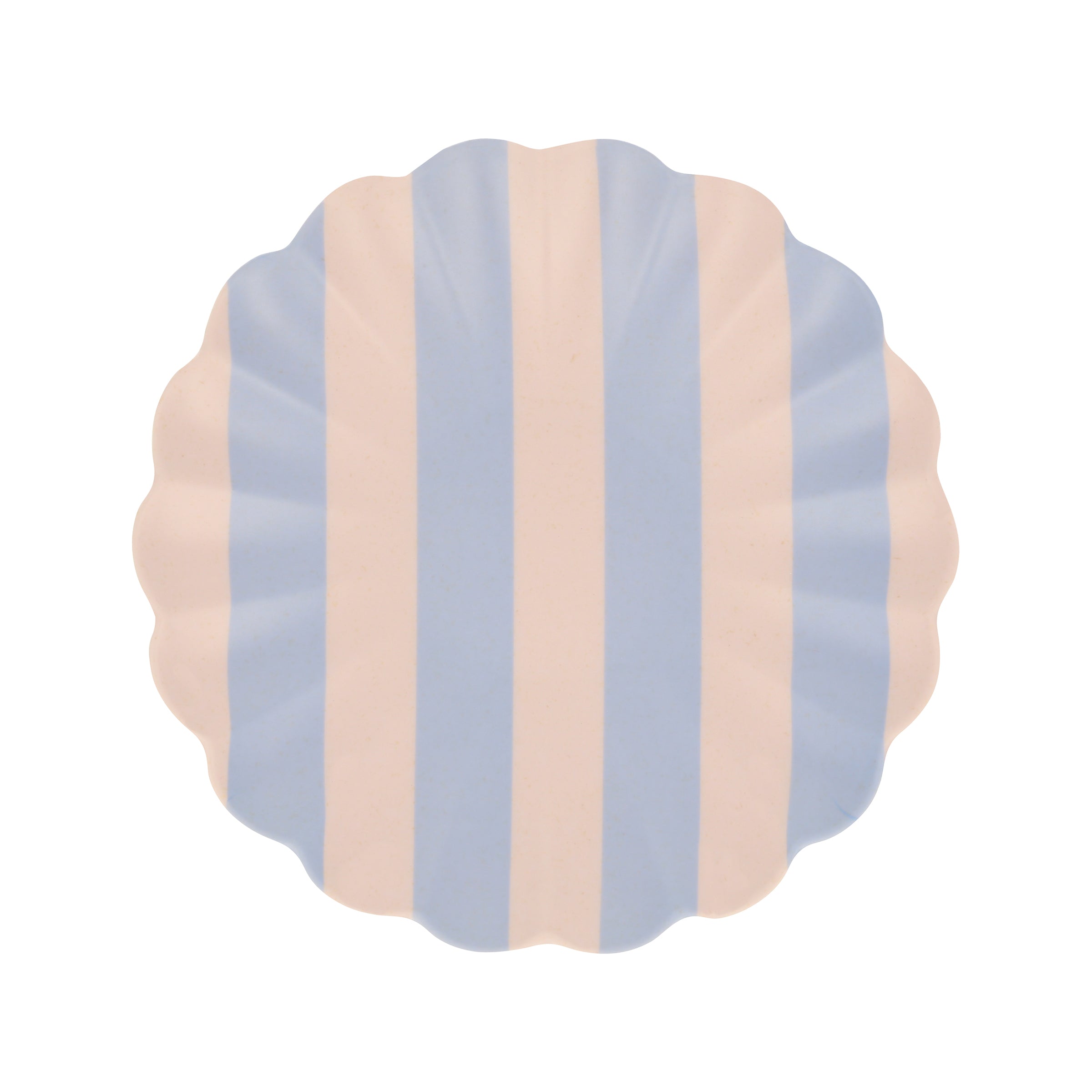 Stripey Assorted Bamboo Small Plates. Set of 6 - Image 3