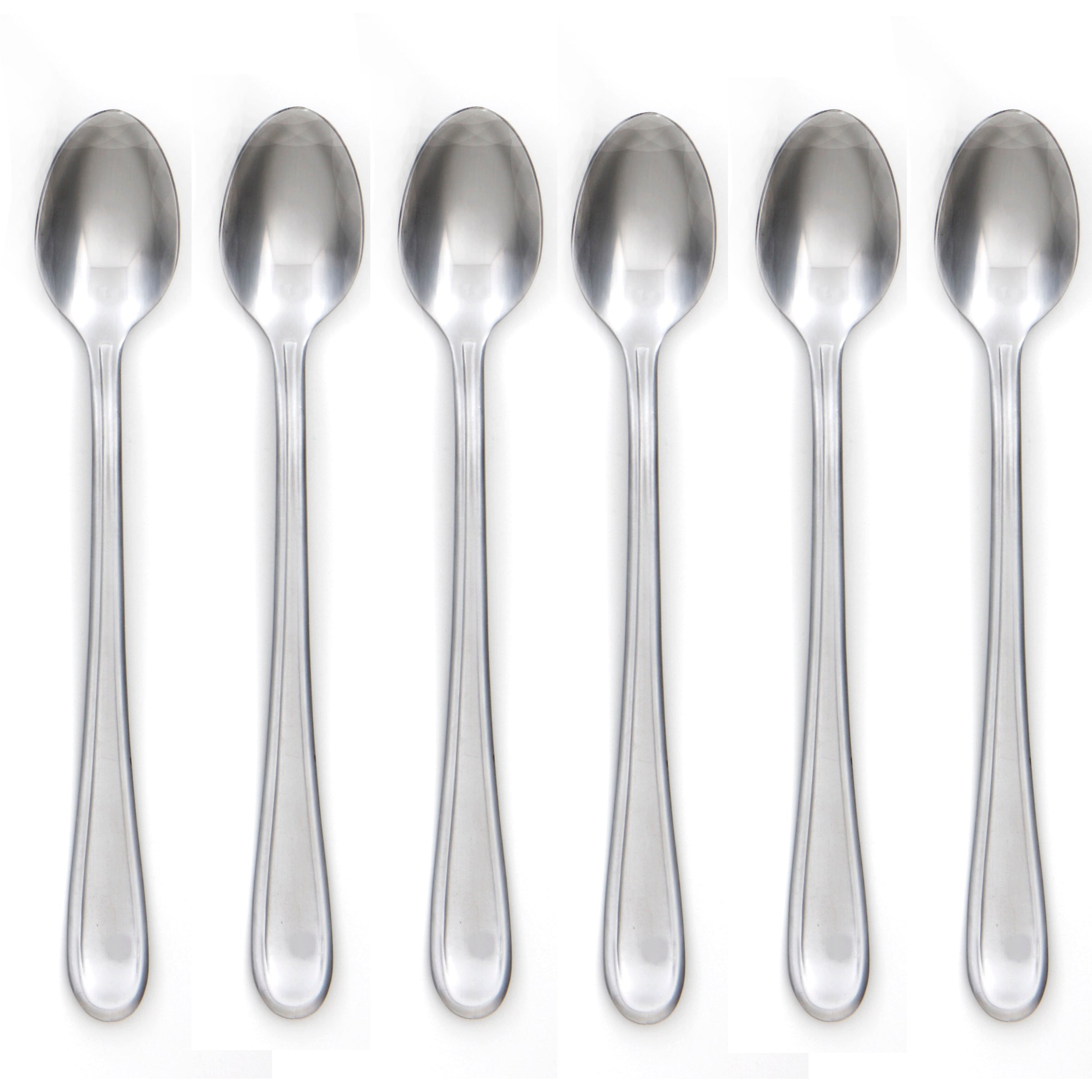 Malibu Satin Iced Tea Spoons. Set Of 6
