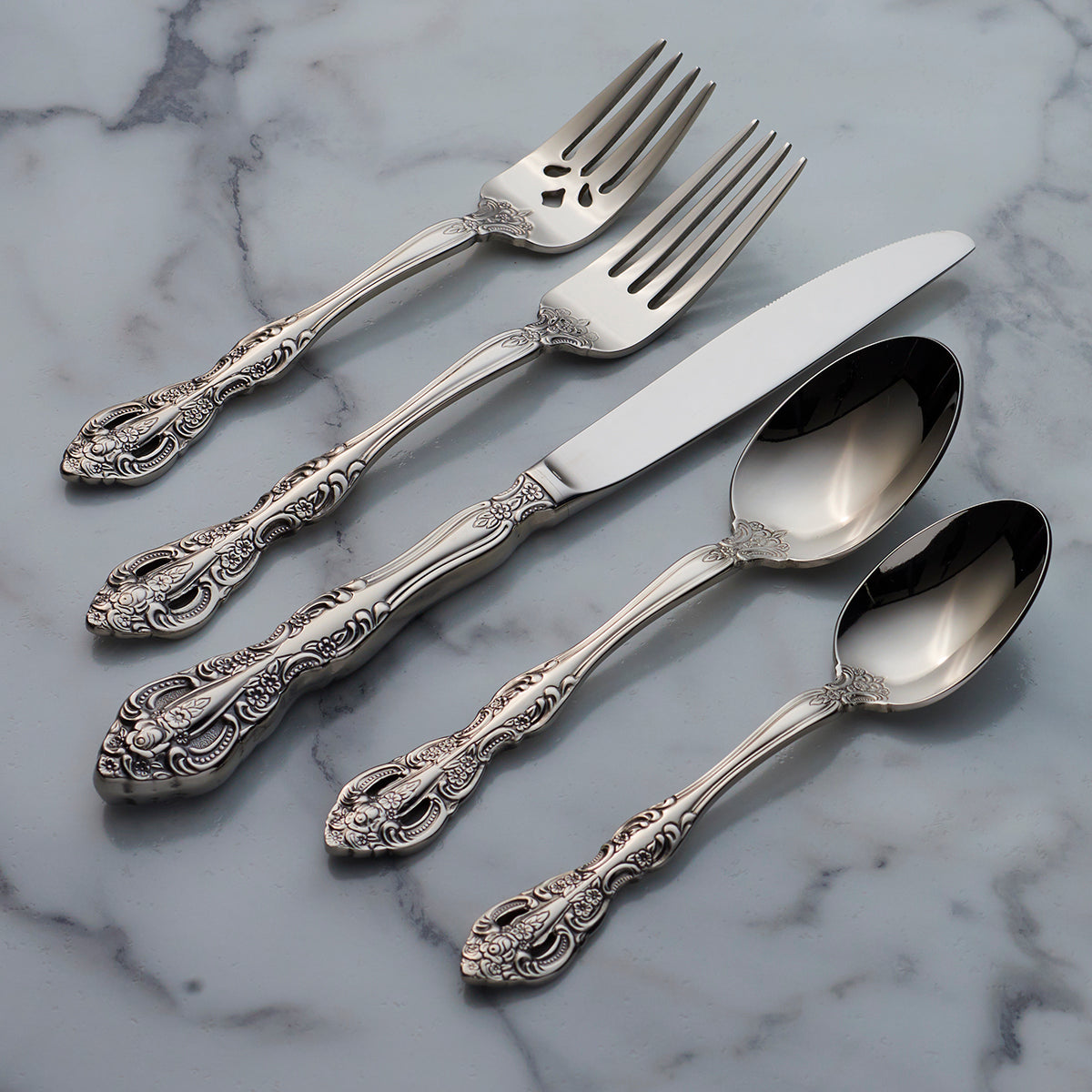 Michelangelo 45-Piece Flatware Set - Image 6