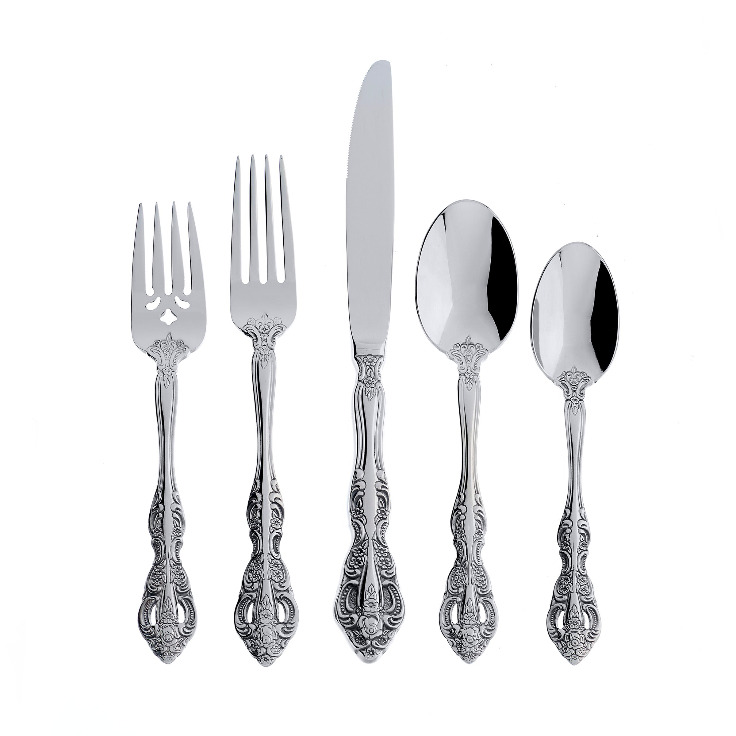 Michelangelo 45-Piece Flatware Set - Image 3