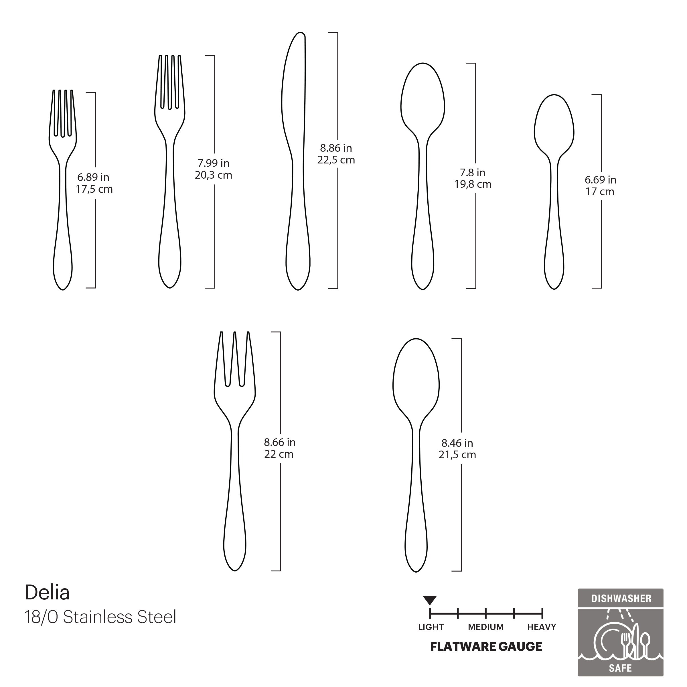 Delia 72-Piece Flatware Set - Image 6