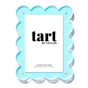 Seafoam Scalloped Acrylic Photo Frame