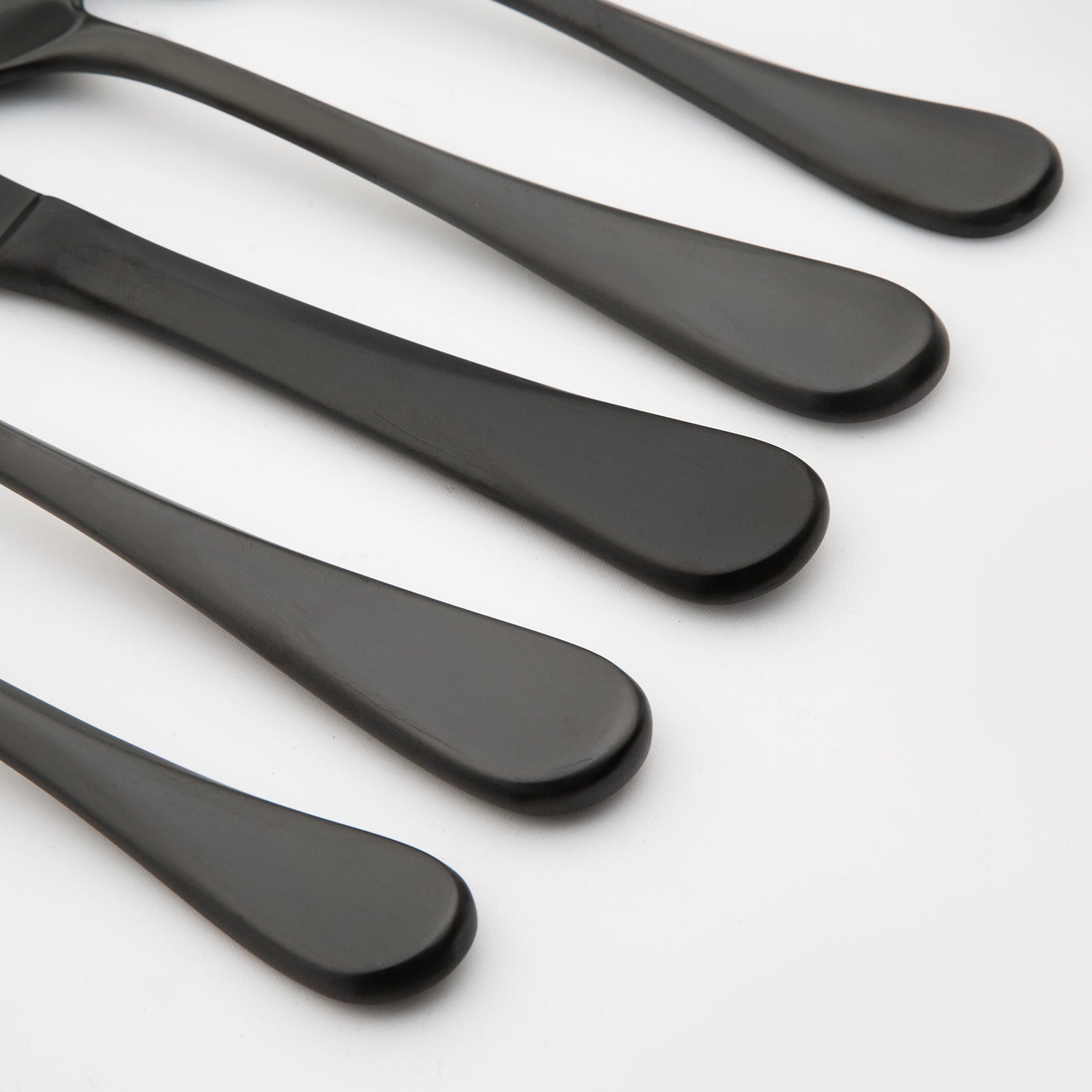 Eloquence Black Satin 20-Piece Flatware Set - Image 5
