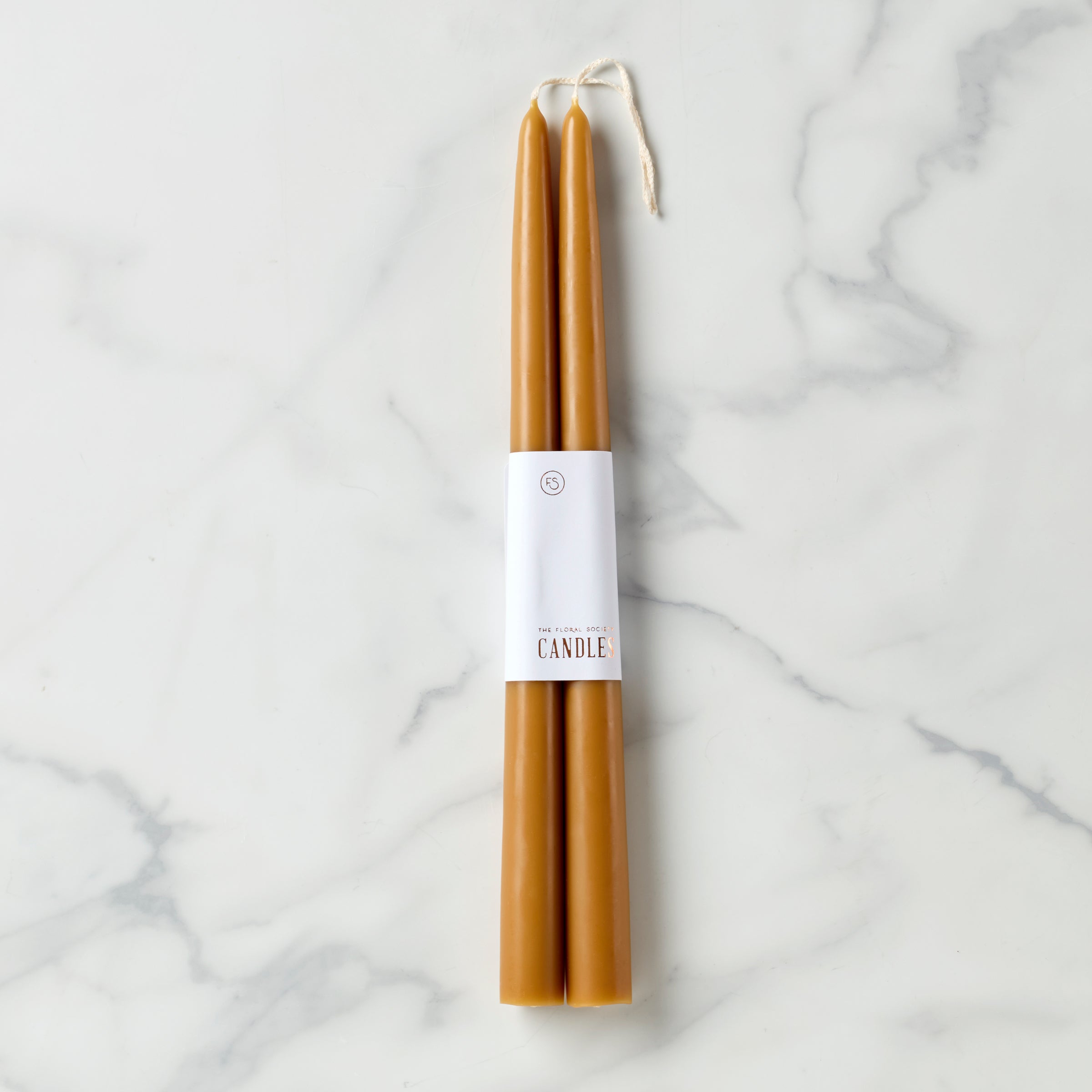 Dipped Miel 12 Taper Candle. Set of 2