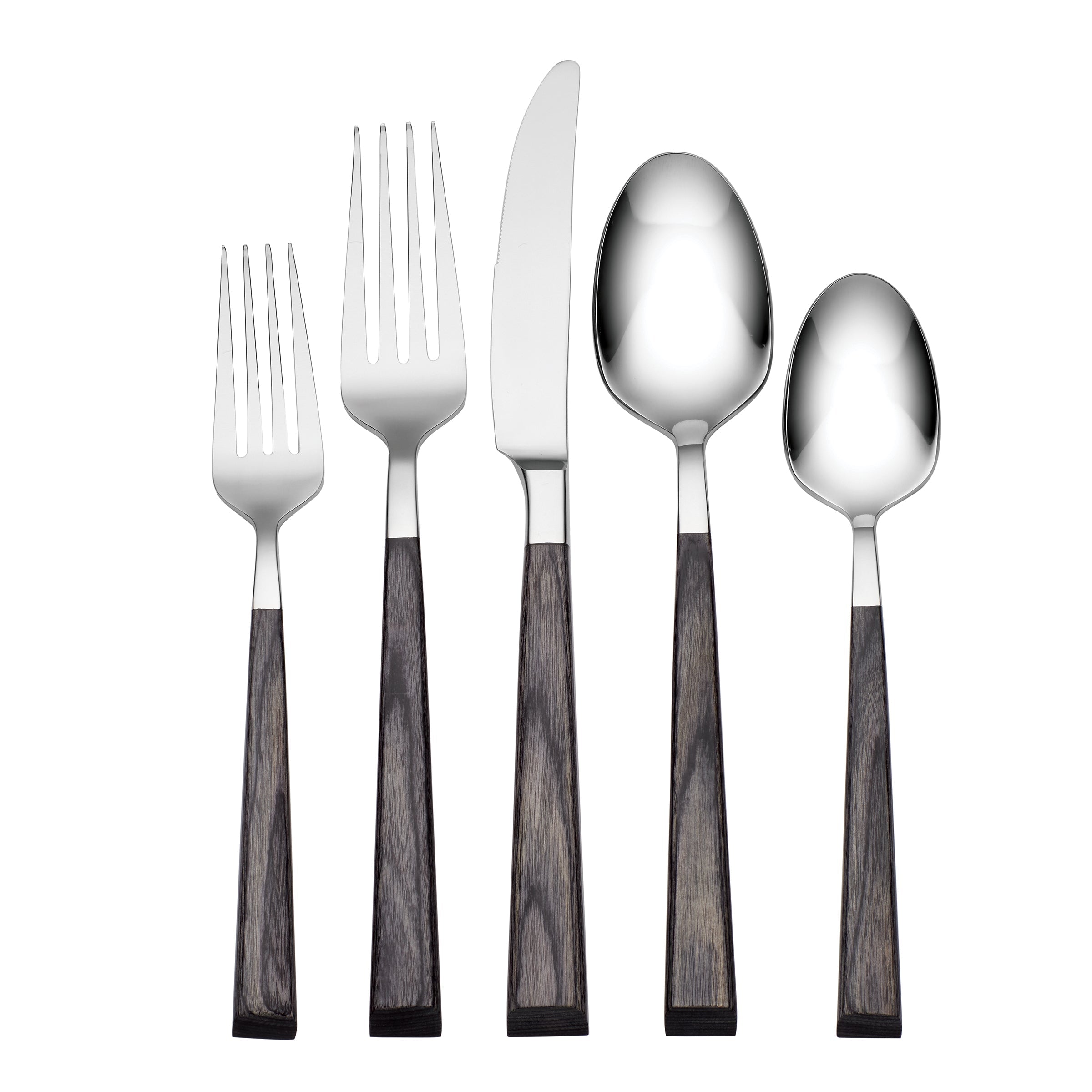 Coronado Charcoal 5-Piece Place Setting - Image 4