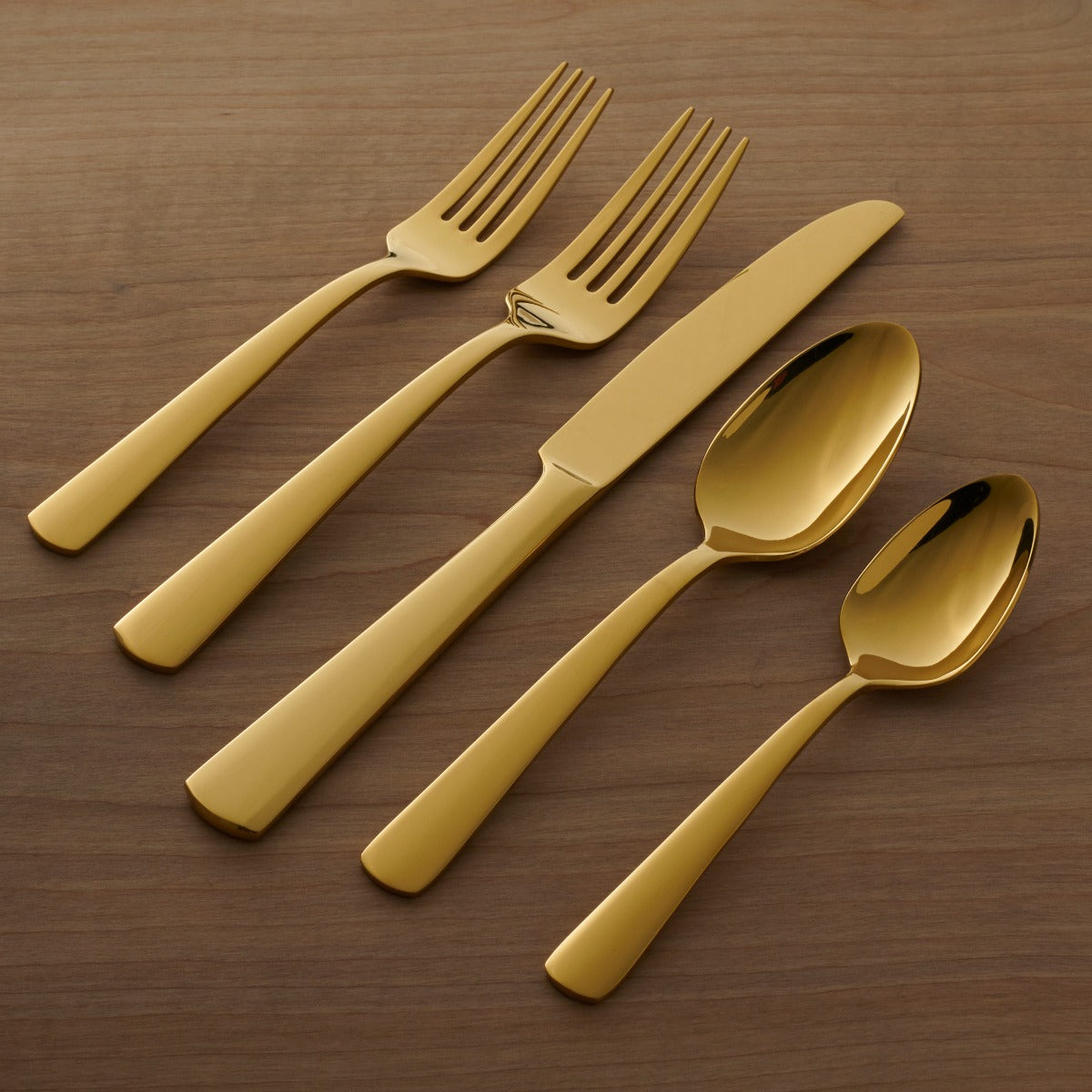 Aptitude Gold 20-Piece Flatware Set - Image 3