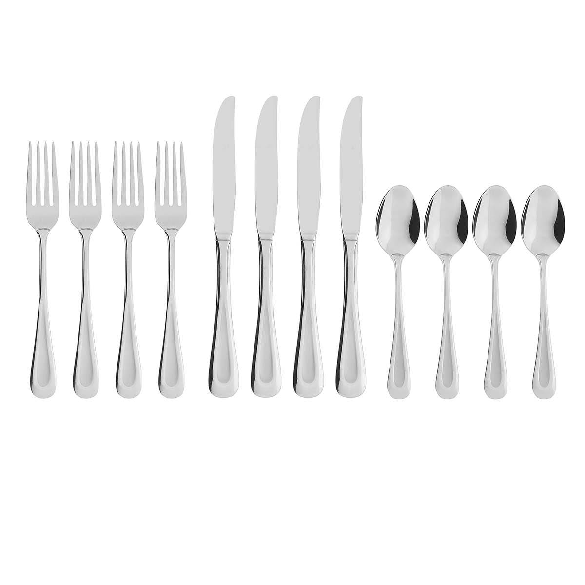 Satin Sand Dune 12-Piece Flatware Set - Image 2