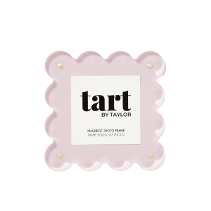 Mini Lavender Scalloped Acrylic Photo Frame
