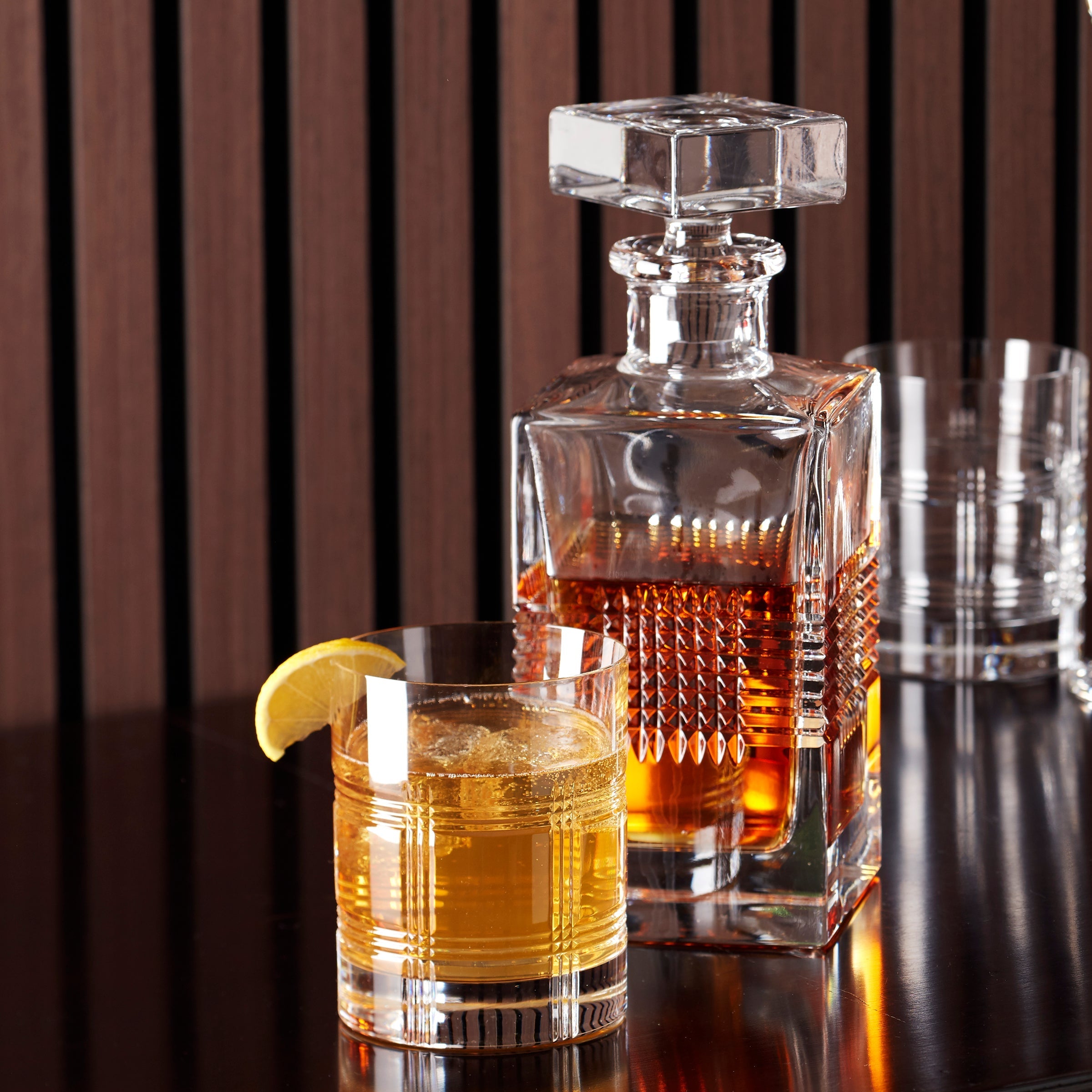Hudson Crystal Double Old-Fashioned Glasses. Set of 4 - Image 4